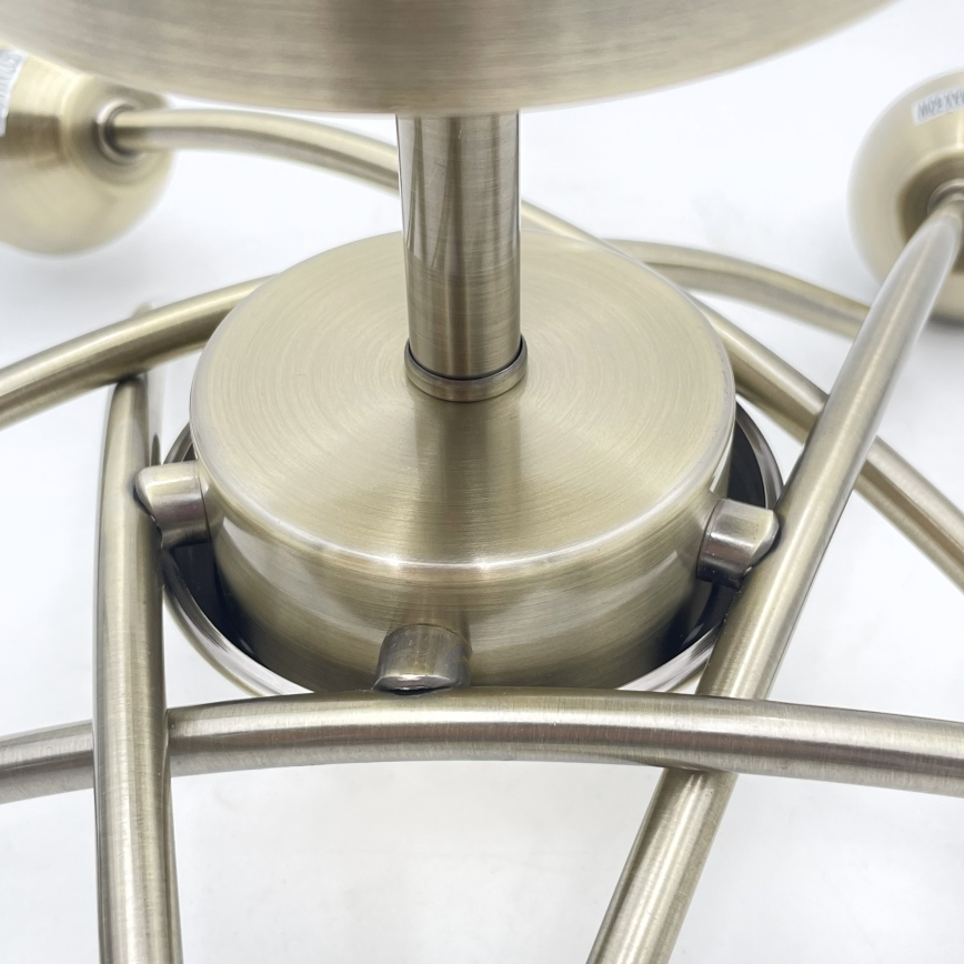 Ant pagrindo montuojamas sietynas DONNA 5xE27/60W/230V patina