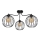 Ant pagrindo montuojamas sietynas MERCURE 3xE27/15W/230V juodas