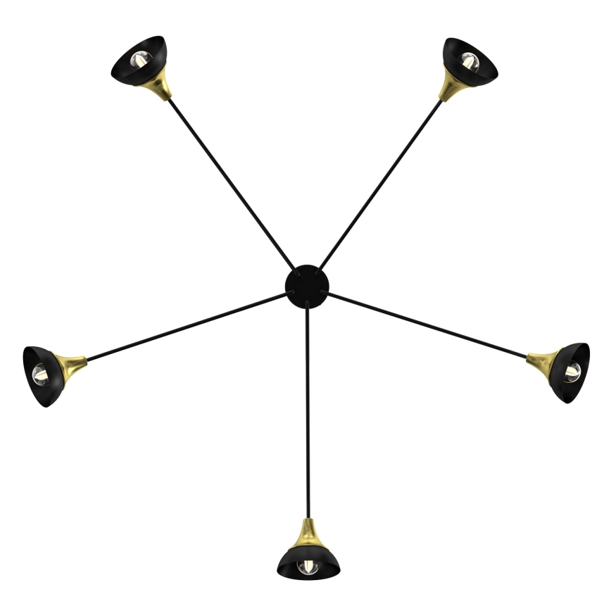 Ant pagrindo montuojamas sietynas NERGIS 5xE27/60W/230V