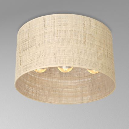 Ant pagrindo montuojamas sietynas RATTAN 3xE27/60W/230V rotango