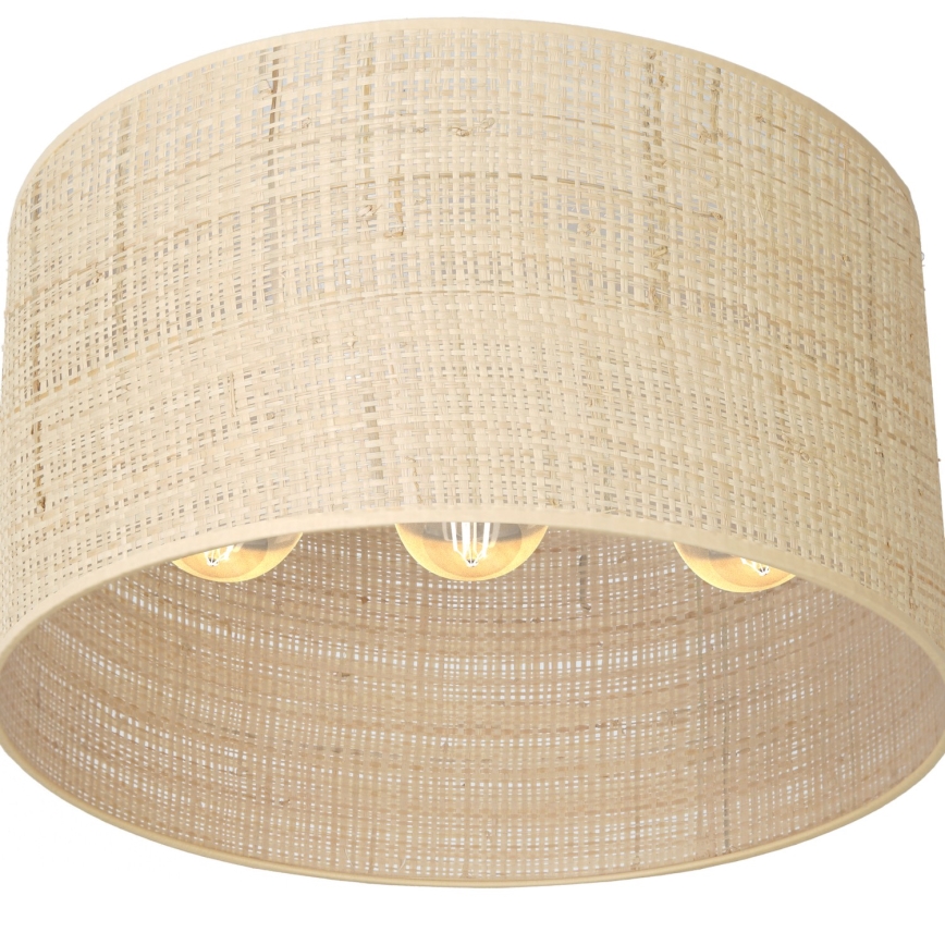 Ant pagrindo montuojamas sietynas RATTAN 3xE27/60W/230V rotango