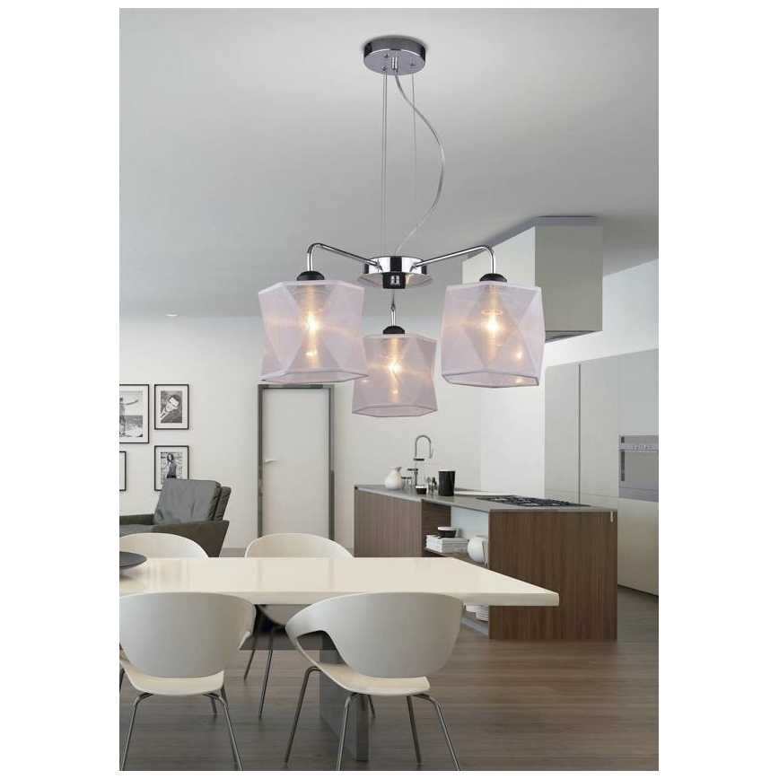 Ant virvės kabinamas lubinis šviestuvas NOSJA 3xE27/40W/230V