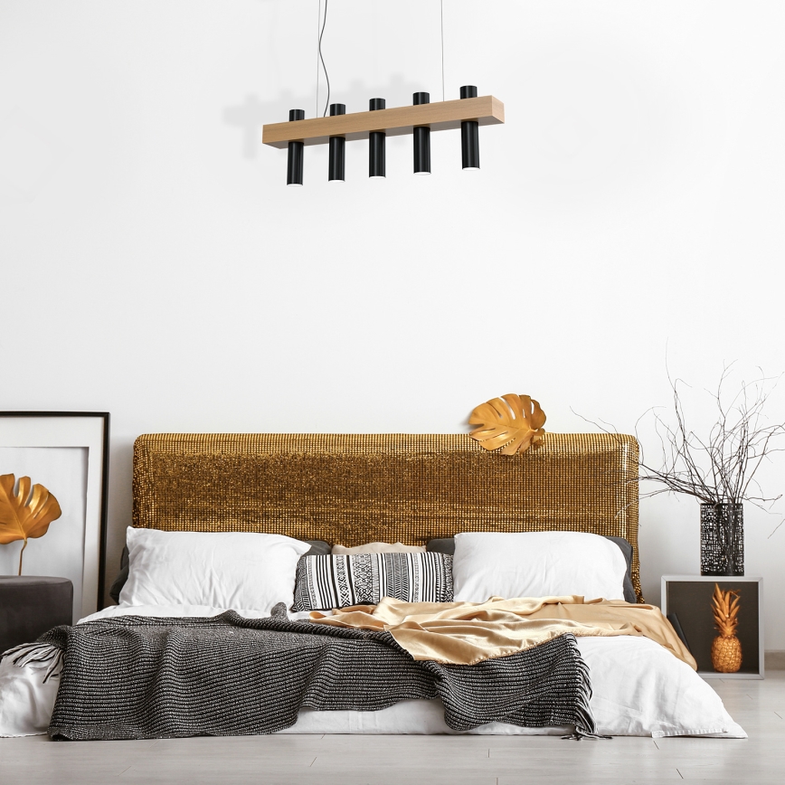 Ant virvės kabinamas lubinis šviestuvas WEST 5xGU10/25W/230V