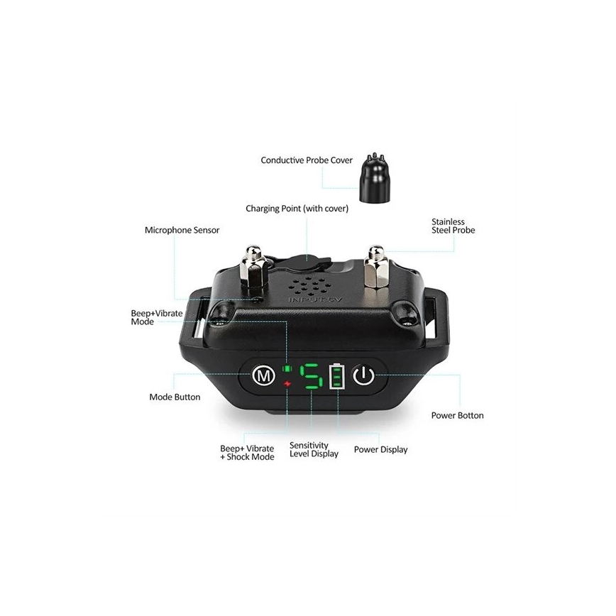 Antkaklis nuo lojimo 52cm 3,7V 300 mAh IP67
