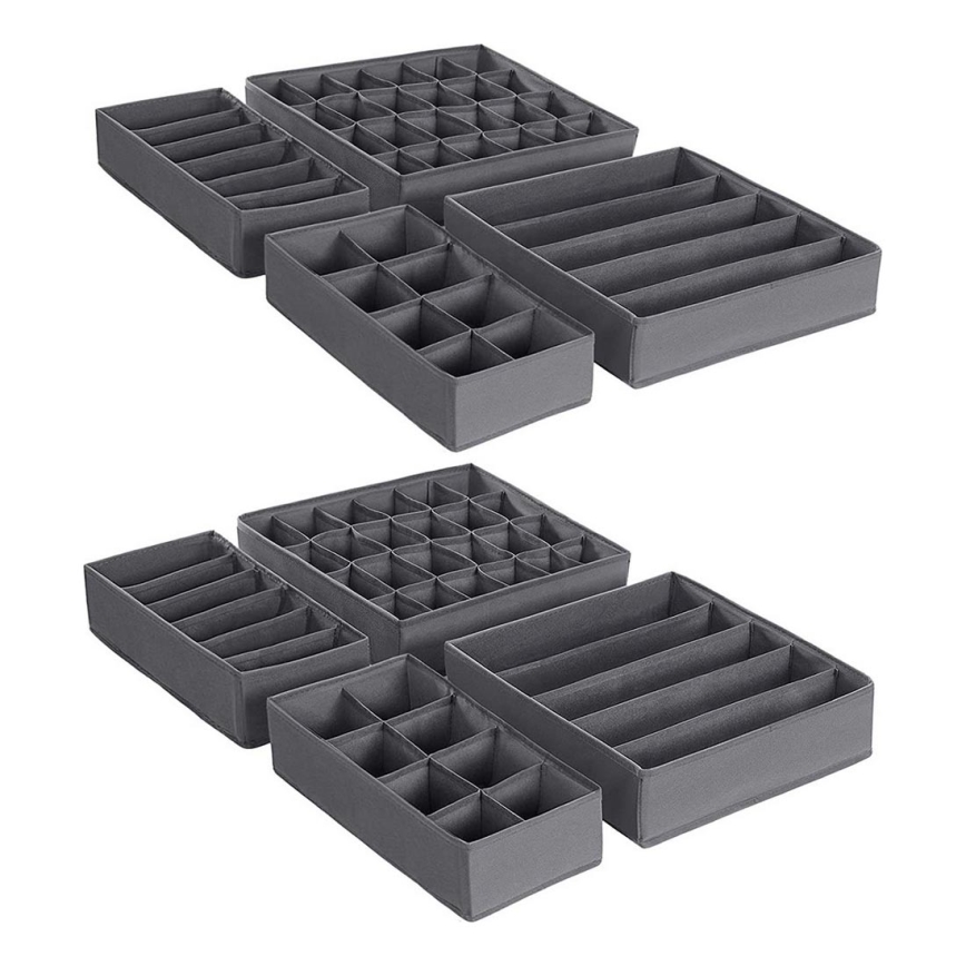 Apatiniam trikotažui skirtas stalčiaus organizatorius GRANT, pilkas