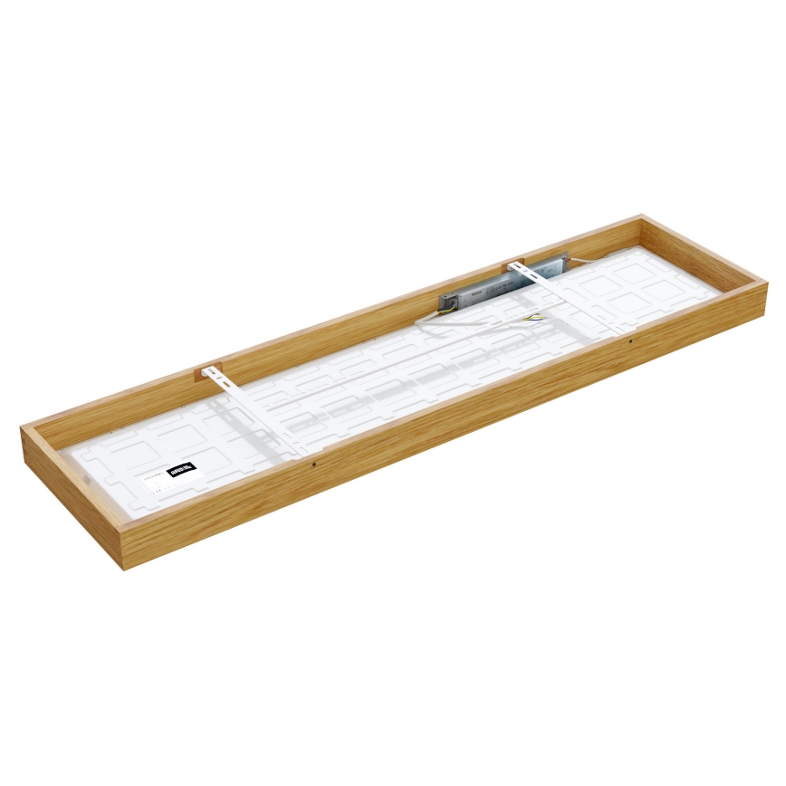 APLED - LED Ant pagrindo montuojamas skydelis QUADRA LED/42W/230V ąžuolas