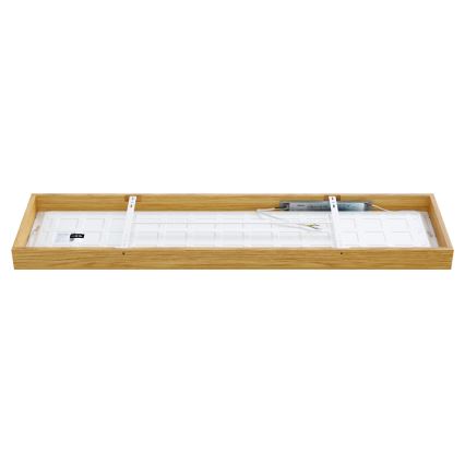 APLED - LED Ant pagrindo montuojamas skydelis QUADRA LED/42W/230V ąžuolas
