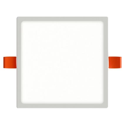 APLED - LED įleidžiamas lubinis šviestuvas SQUARE SLIM LED/16W/230V 14,5x14,5 cm balta