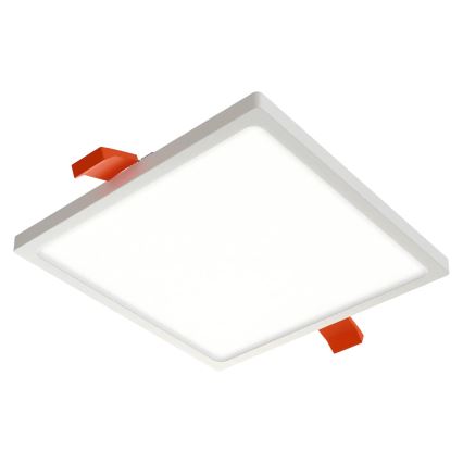 APLED - LED įleidžiamas lubinis šviestuvas SQUARE SLIM LED/16W/230V 14,5x14,5 cm balta