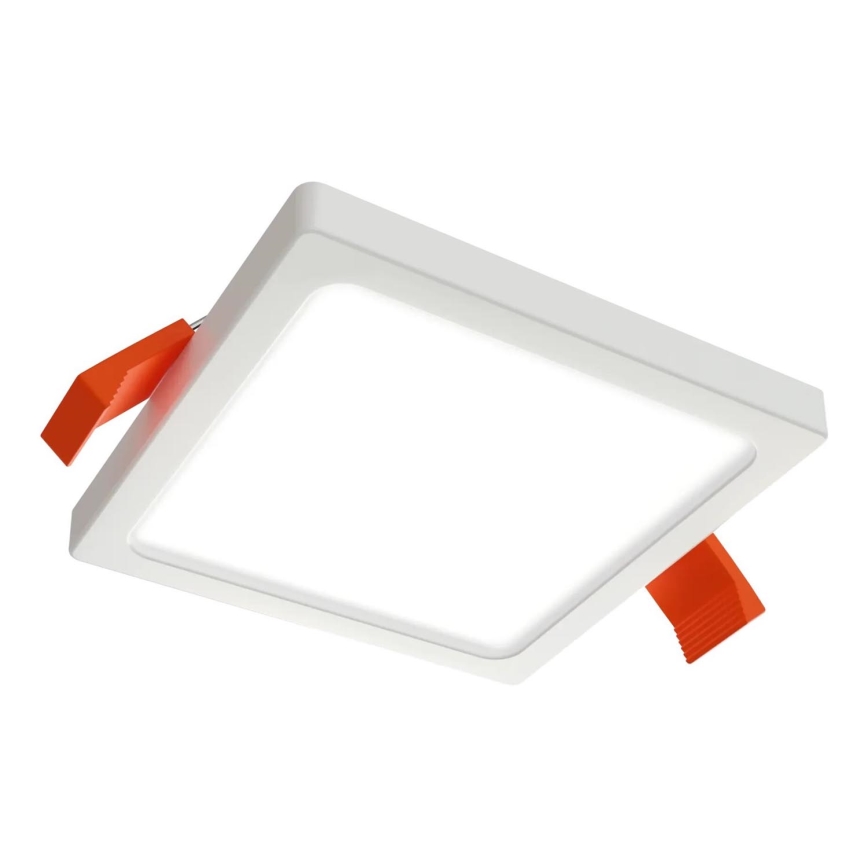 APLED - LED įleidžiamas lubinis šviestuvas SQUARE SLIM LED/8W/230V 9x9 cm balta
