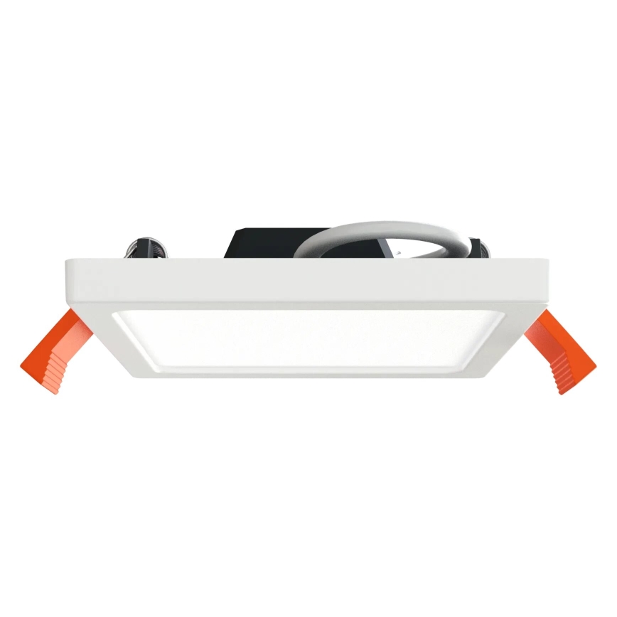 APLED - LED įleidžiamas lubinis šviestuvas SQUARE SLIM LED/8W/230V 9x9 cm balta