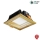 APLED - LED įleidžiamas lubinis šviestuvas SQUARE WOODLINE LED/3W/230V 3000K 9x9 cm uosio medžio masyvo