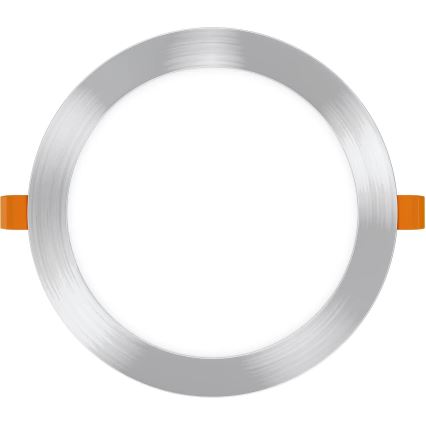 APLED - LED įleidžiamas lubinis vonios šviestuvas RONDO LED/18W/230V IP40 diametras 22,5 cm matinis chromas