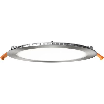 APLED - LED įleidžiamas lubinis vonios šviestuvas RONDO LED/18W/230V IP40 diametras 22,5 cm matinis chromas