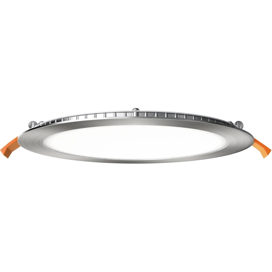 APLED - LED įleidžiamas lubinis vonios šviestuvas RONDO LED/18W/230V IP40 diametras 22,5 cm matinis chromas