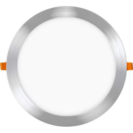 APLED - LED įleidžiamas lubinis vonios šviestuvas RONDO LED/24W/230V IP40 diametras 30 cm matinis chromas