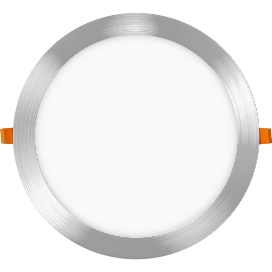 APLED - LED įleidžiamas lubinis vonios šviestuvas RONDO LED/24W/230V IP40 diametras 30 cm matinis chromas