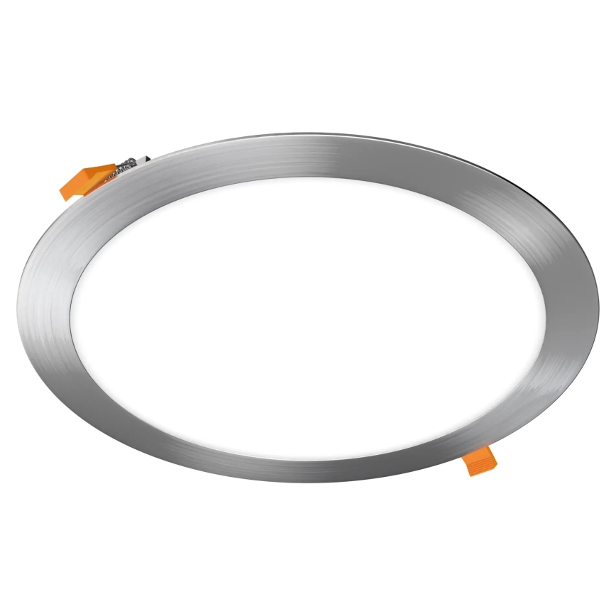 APLED - LED įleidžiamas lubinis vonios šviestuvas RONDO LED/24W/230V IP40 diametras 30 cm matinis chromas