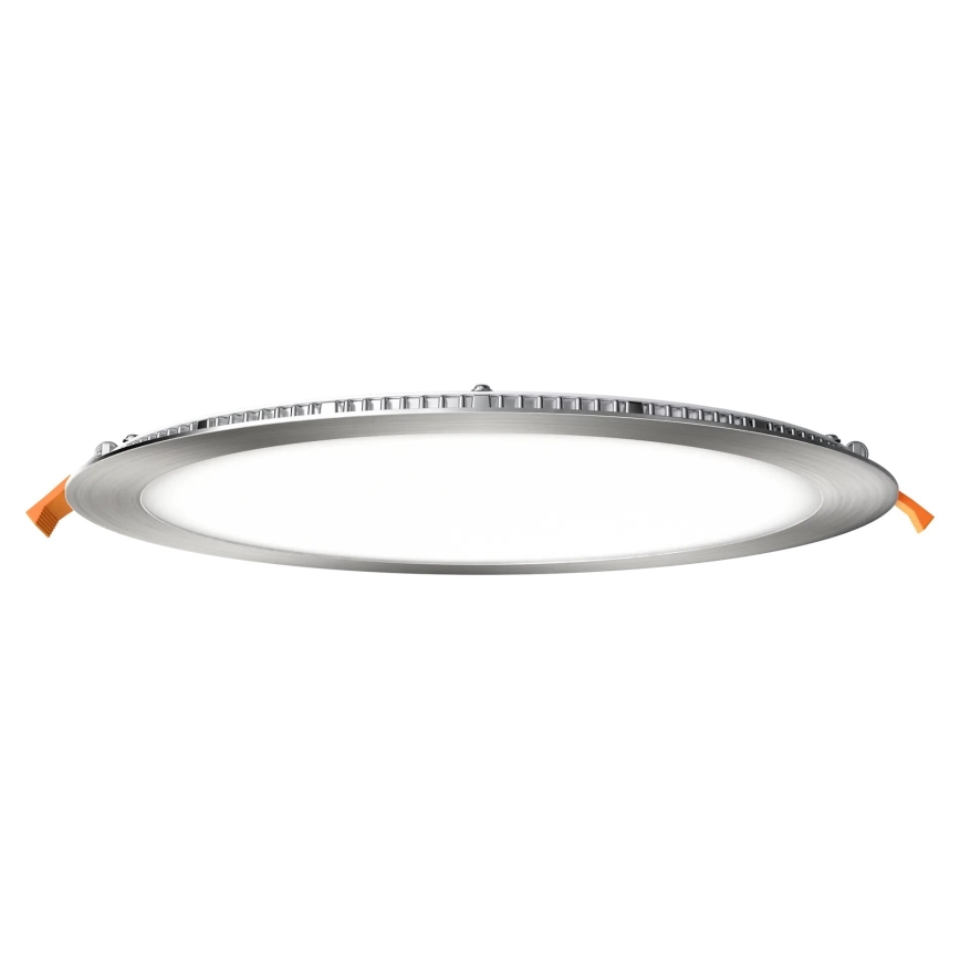 APLED - LED įleidžiamas lubinis vonios šviestuvas RONDO LED/24W/230V IP40 diametras 30 cm matinis chromas