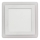 APLED - LED įleidžiamas lubinis vonios šviestuvas SQUARE DUO LED/4W + LED/12W/230V IP41 3000/4000K 19,5x19,5 cm balta