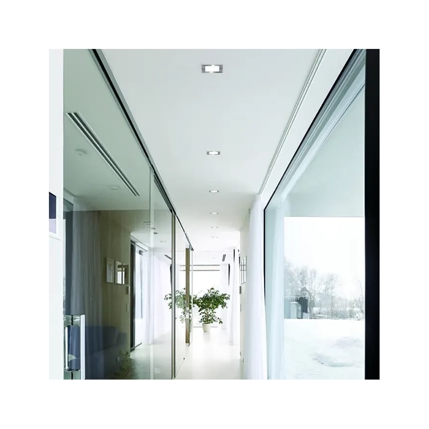 APLED - LED įleidžiamas lubinis vonios šviestuvas SQUARE LED/6W/230V IP41 110x110 mm