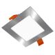 APLED - LED įleidžiamas lubinis vonios šviestuvas SQUARE LED/6W/230V IP41 110x110 mm