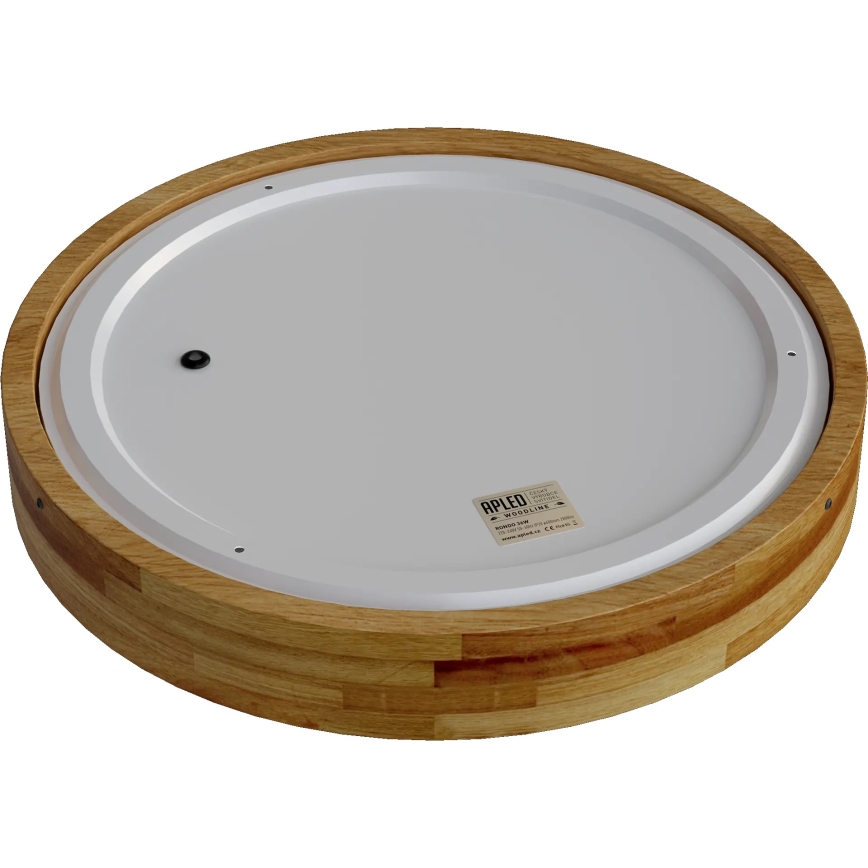 APLED - LED Lubinis šviestuvas RONDO LED/36W/230V d. 40 cm ąžuolas