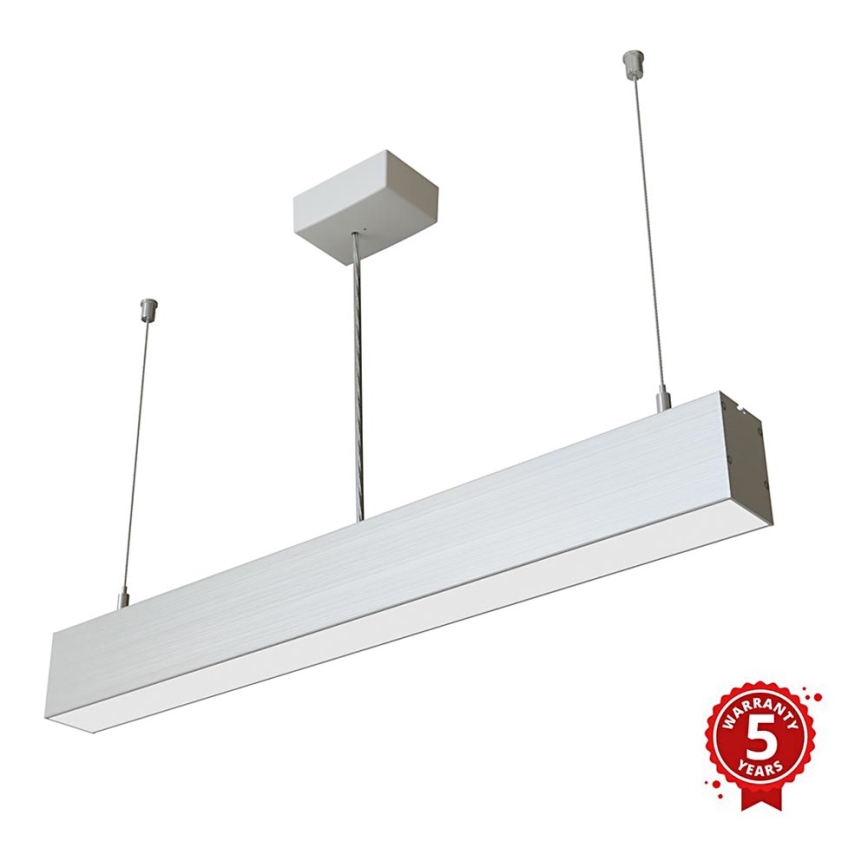 APLED - LED Pakabinamas sietynas LOOK LED/23W/230V 4000K 60 cm sidabras