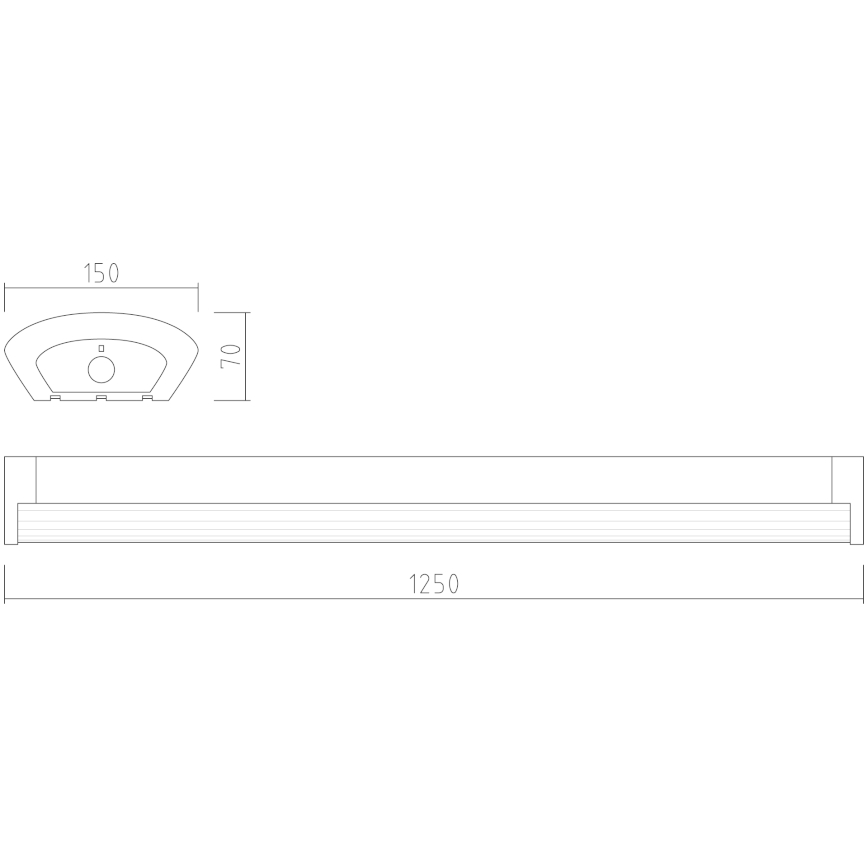 APLED - LED Tvirtinamas šviestuvas TROUT LED/36W/230V 4000K