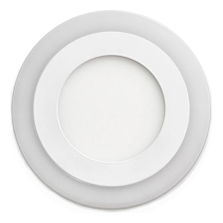 APLED - LED vonios lubų šviestuvas RONDO DUO LED/4W + LED/12W/230V IP41 3000/4000K skersmuo 19,5 cm baltas