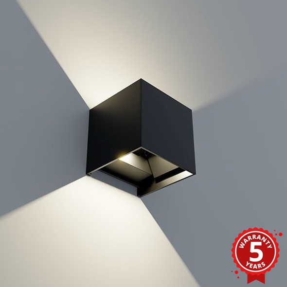 APLED - Sieninis LED lauko šviestuvas CUBE 2xLED/3W/230V IP65