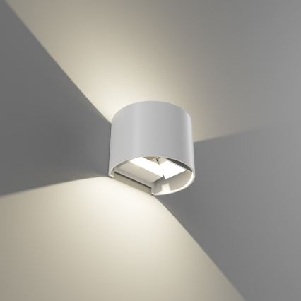 APLED - Sieninis LED lauko šviestuvas OVAL 2xLED/3W/230V IP65