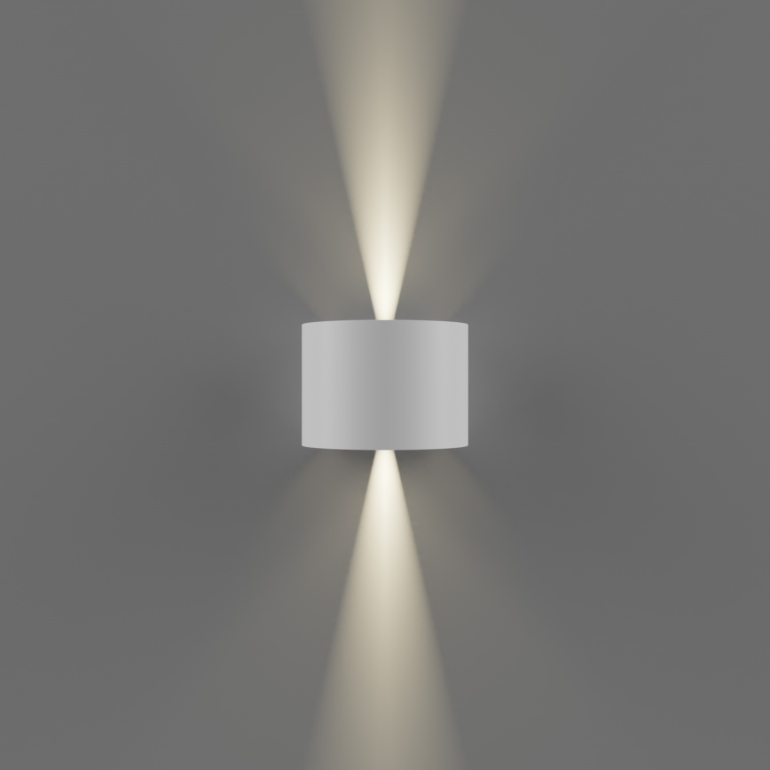 APLED - Sieninis LED lauko šviestuvas OVAL 2xLED/3W/230V IP65