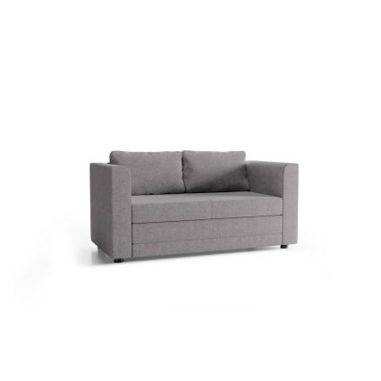Apmušta išskleidžiama dvivietė sofa su porankiais LAYLA pilka
