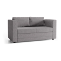 Apmušta sulankstoma dviejų vietų sofa su porankiais LAYLA pilka
