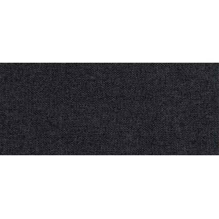 Apmušta universali U formos išskleidžiama sofa OXFORD, juoda/pilka