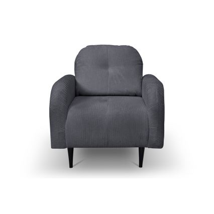 Apmuštas fotelis CLOUDY, pilkas