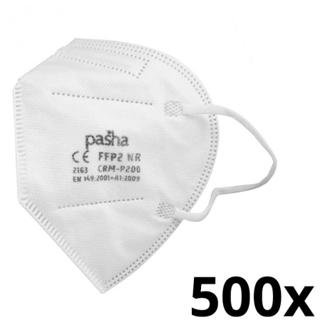 Apsauginės priemonės - respiratorius FFP2 NR CE 2163 500vnt