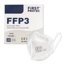 Apsauginės priemonės - respiratorius FFP3 NR CE 0370 1vnt