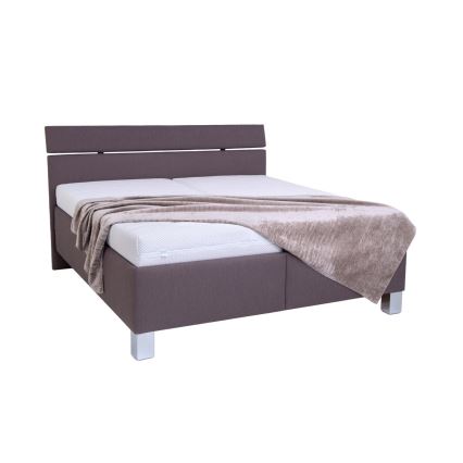 Apvalkota lova su saugoma erdve be miegamojo ALIS 160x200 cm ruda