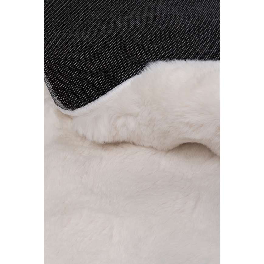 Apvalus kilimas RABBIT BUBBLE 160 cm kreminės spalvos
