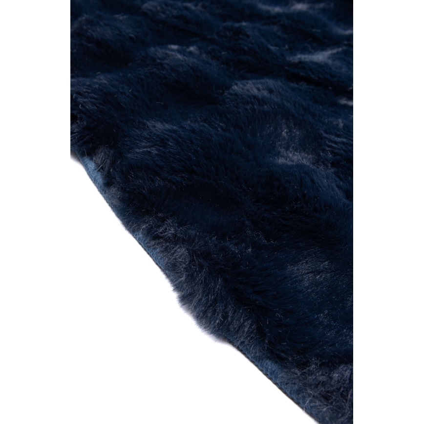 Apvalus kilimas RABBIT BUBBLE, 160 cm, mėlynas