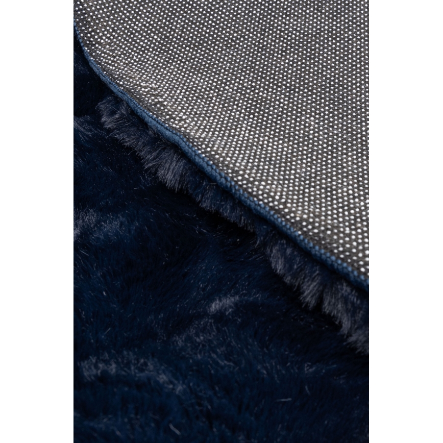 Apvalus kilimas RABBIT BUBBLE, 160 cm, mėlynas