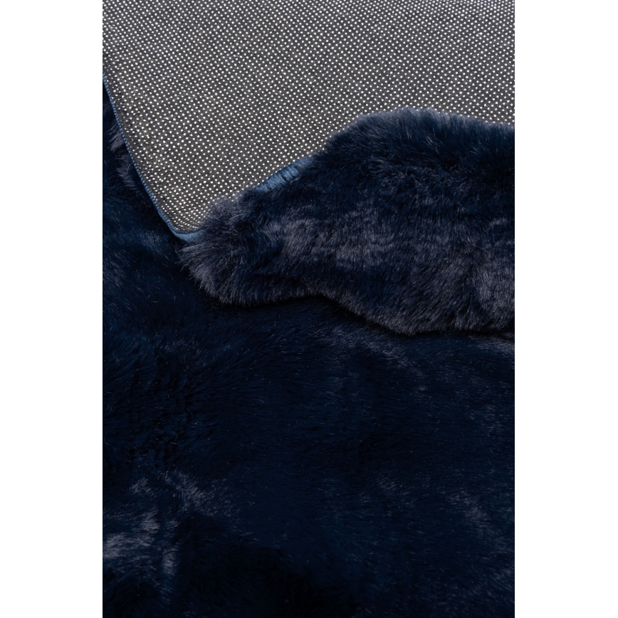 Apvalus kilimas RABBIT BUBBLE, 160 cm, mėlynas