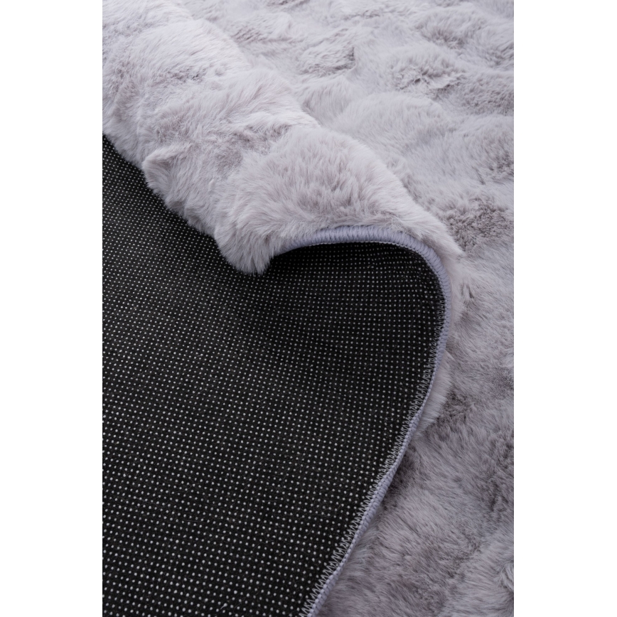 Apvalus kilimas RABBIT BUBBLE 160 cm pilkas