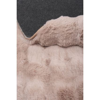 Apvalus kilimas RABBIT BUBBLE 160 cm smėlio spalvos
