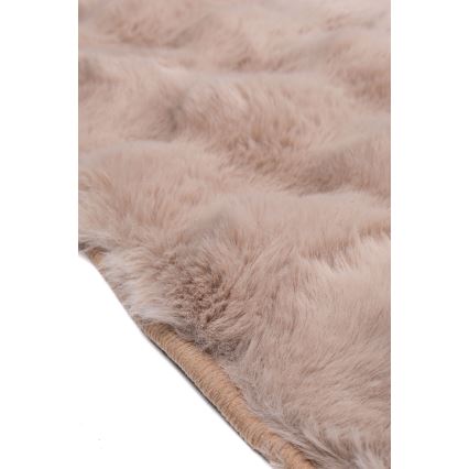 Apvalus kilimas RABBIT BUBBLE 160 cm smėlio spalvos