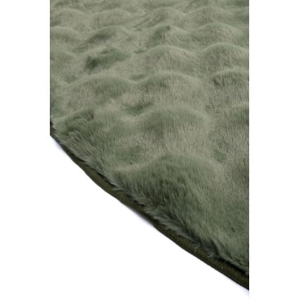 Apvalus kilimas RABBIT BUBBLE, 160 cm, žalias