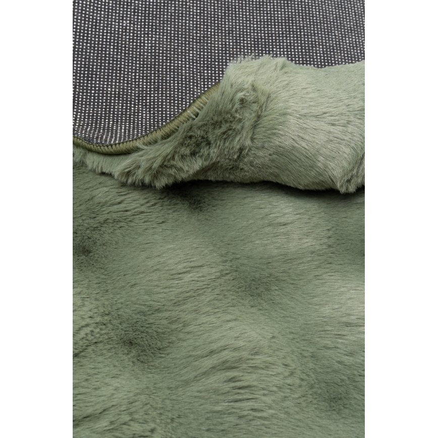 Apvalus kilimas RABBIT BUBBLE, 160 cm, žalias