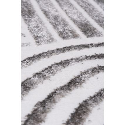 Apvalus kilimas SALAMANCA 100 cm pilka/balta